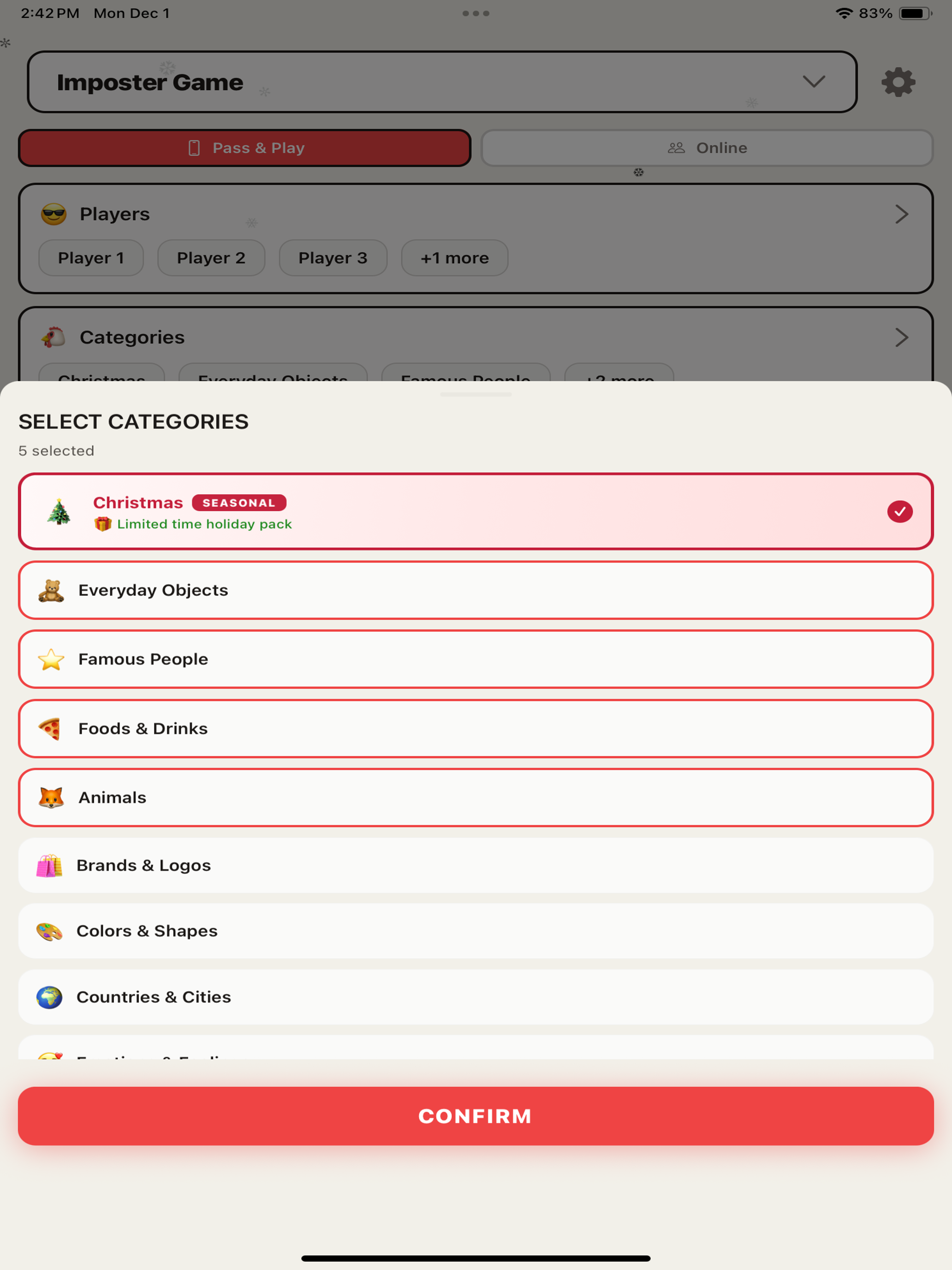 Imposter Game: Word Party Game screenshot 12