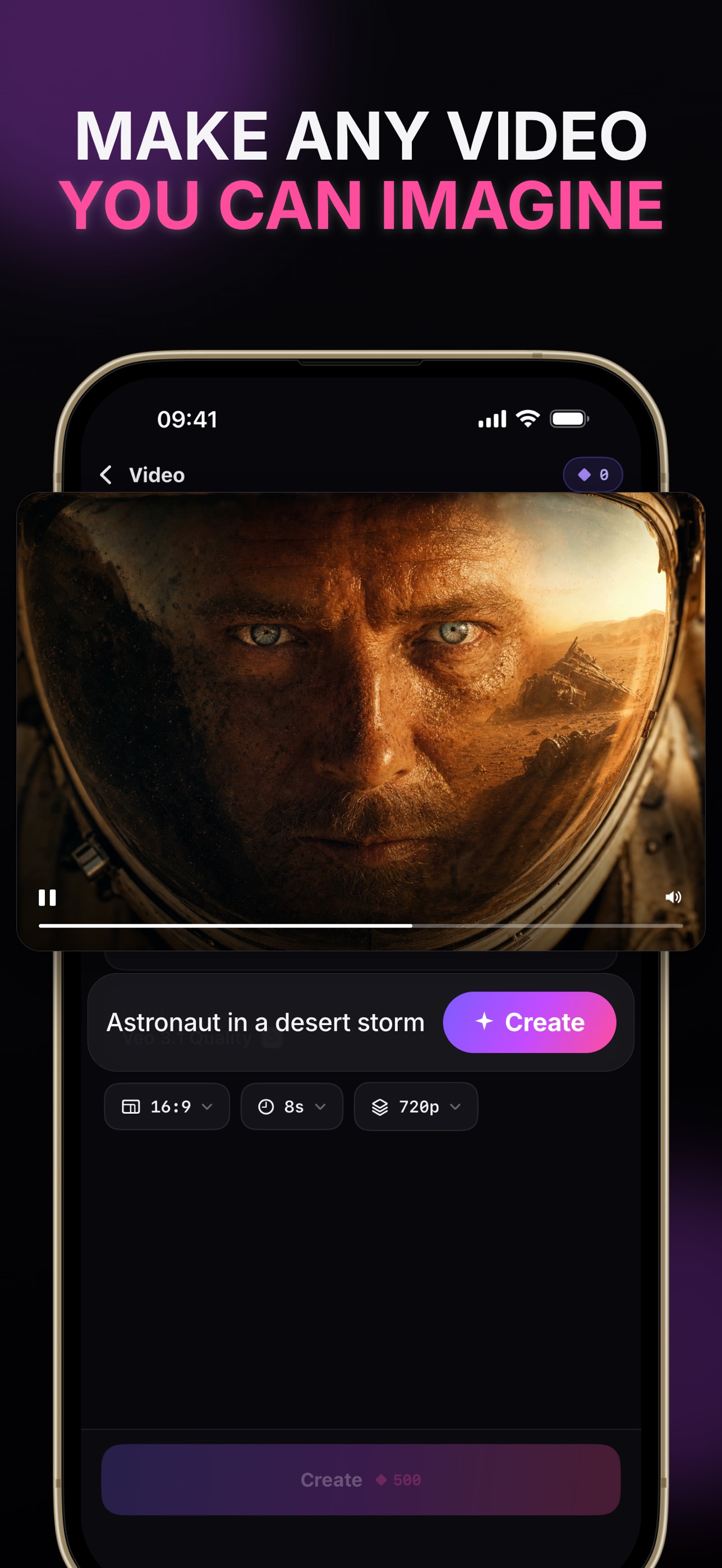 Screenshot 2 of Frameza: AI Video Generator