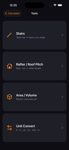 Construction Calc – Feet Inch screenshot