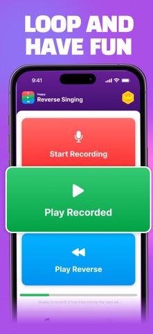 Reverse Audio Singing・Happy AI screenshot