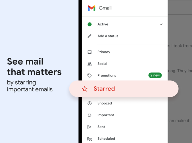 ‎Gmail - Email by Google Screenshot