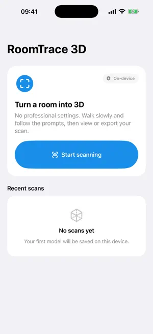 RoomTrace 3D screenshot 1