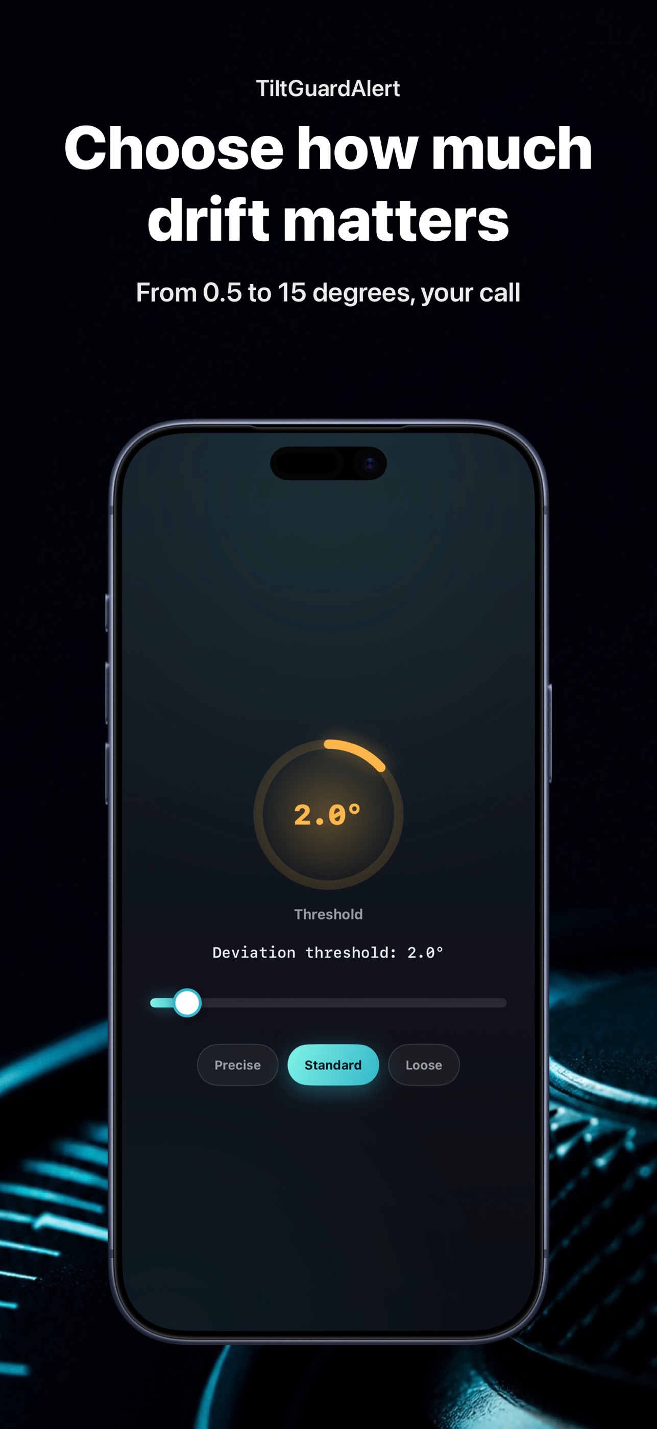 Screenshot 5 of Tip Alarm & Tilt Monitor