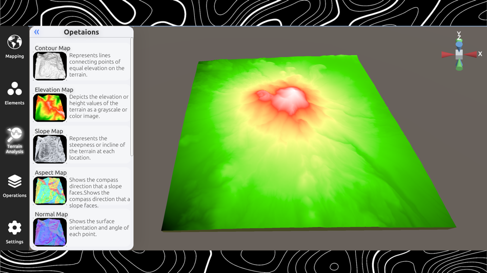 #1. 3D Mappa - GIS & Topo Analysis (macOS) 由: Andres Narvaez