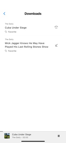 TAG Casts : Podcast player screenshot