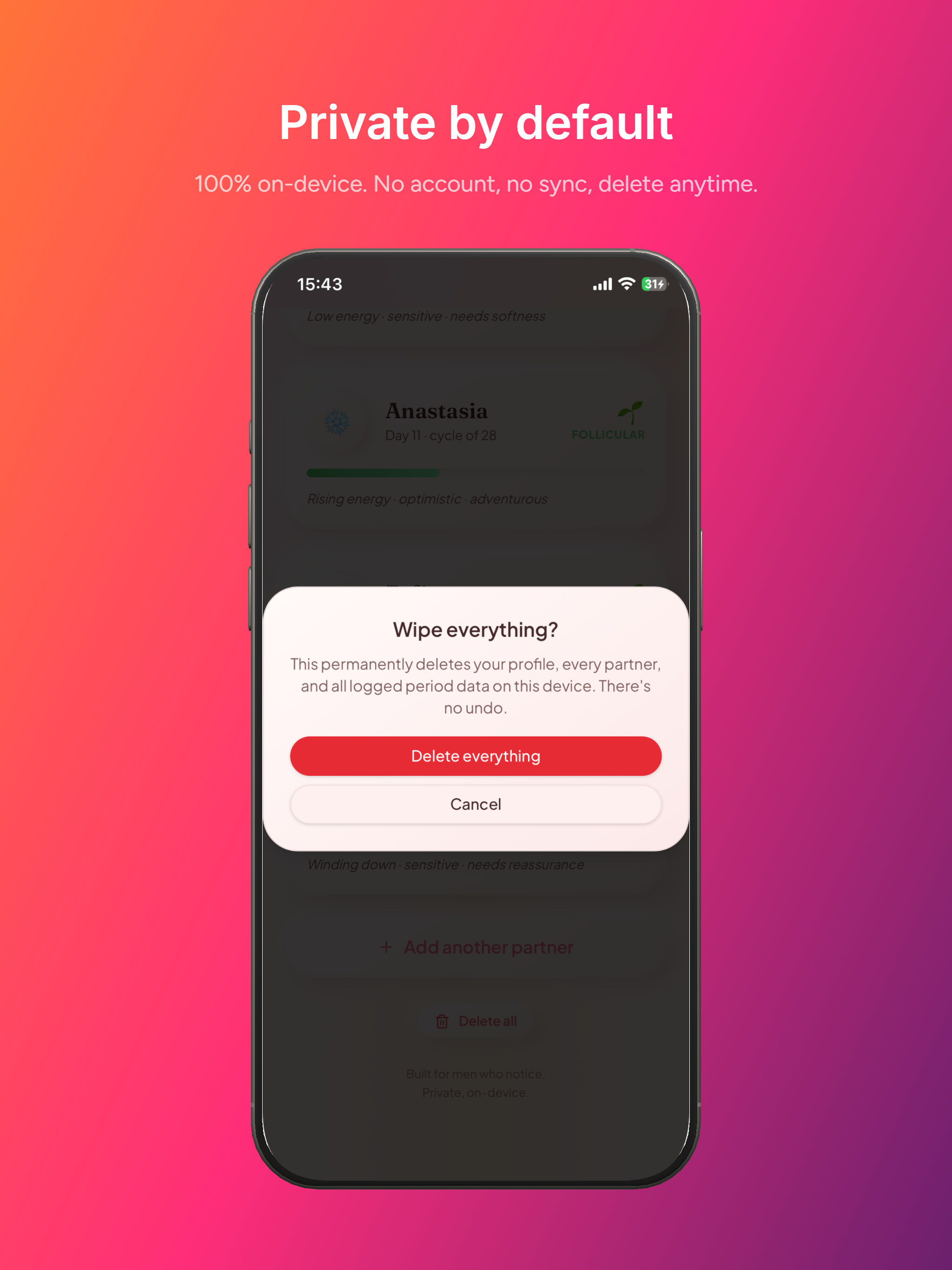 For Men: Period Tracker screenshot 12