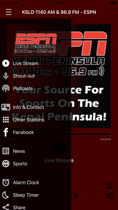 KSLD-AM Screenshot