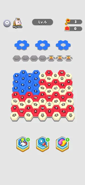 Bee Away - Hexa Out Puzzle screenshot 1