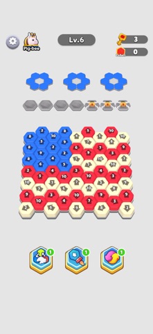 Bee Away - Hexa Out Puzzle iPhone screenshot