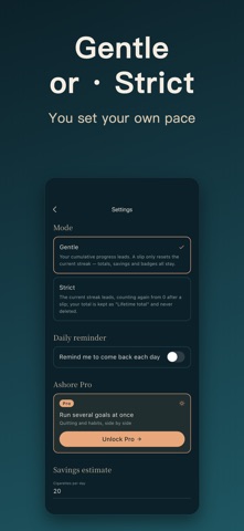 Ashore: Quit Smoking & Sober Screenshot 6 of 6