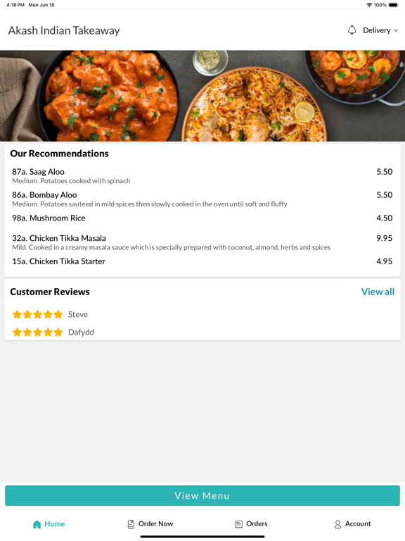Screenshot #5 pour Akash Indian Takeaway SW18 5SB