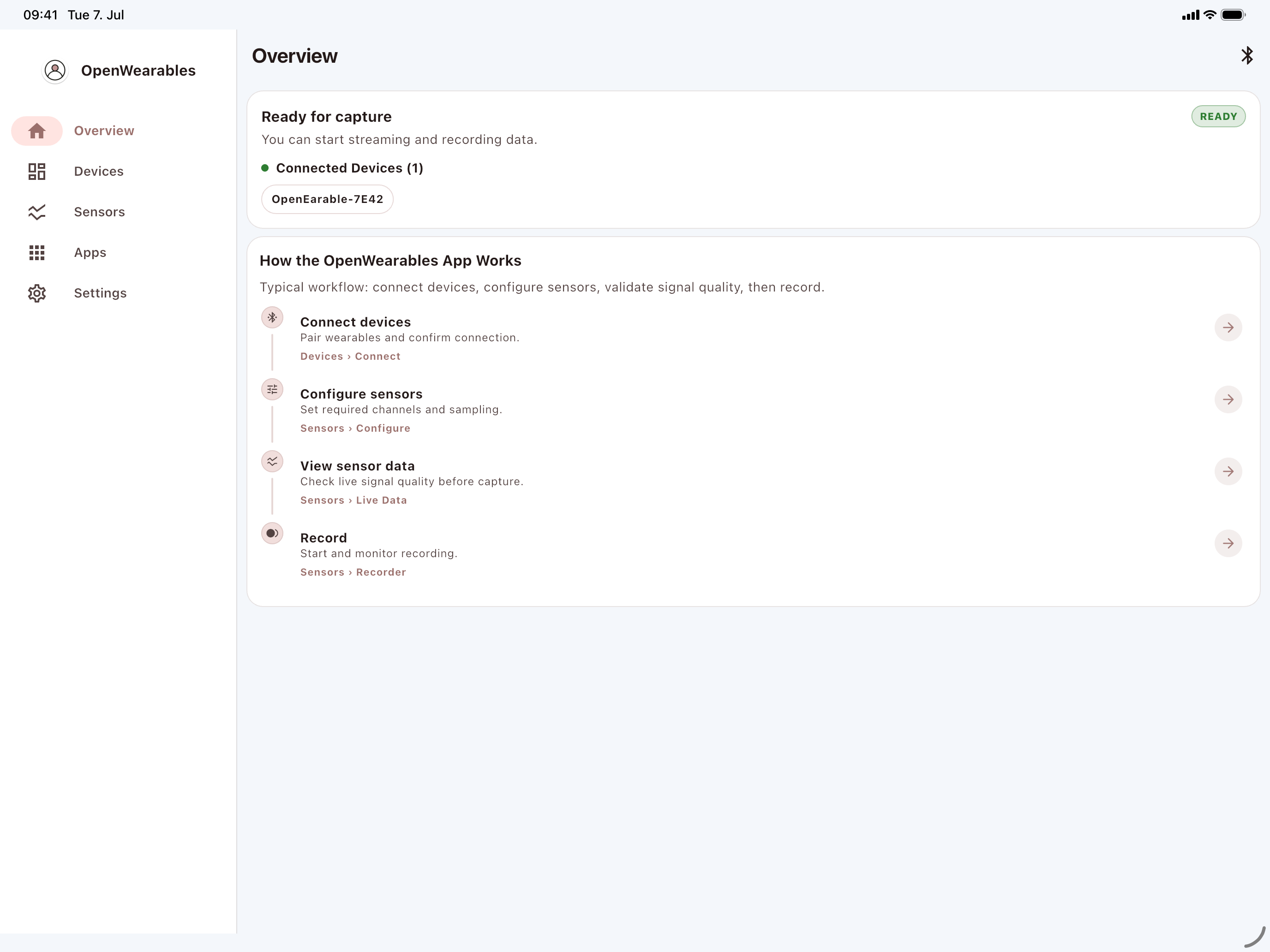 OpenWearable screenshot 8