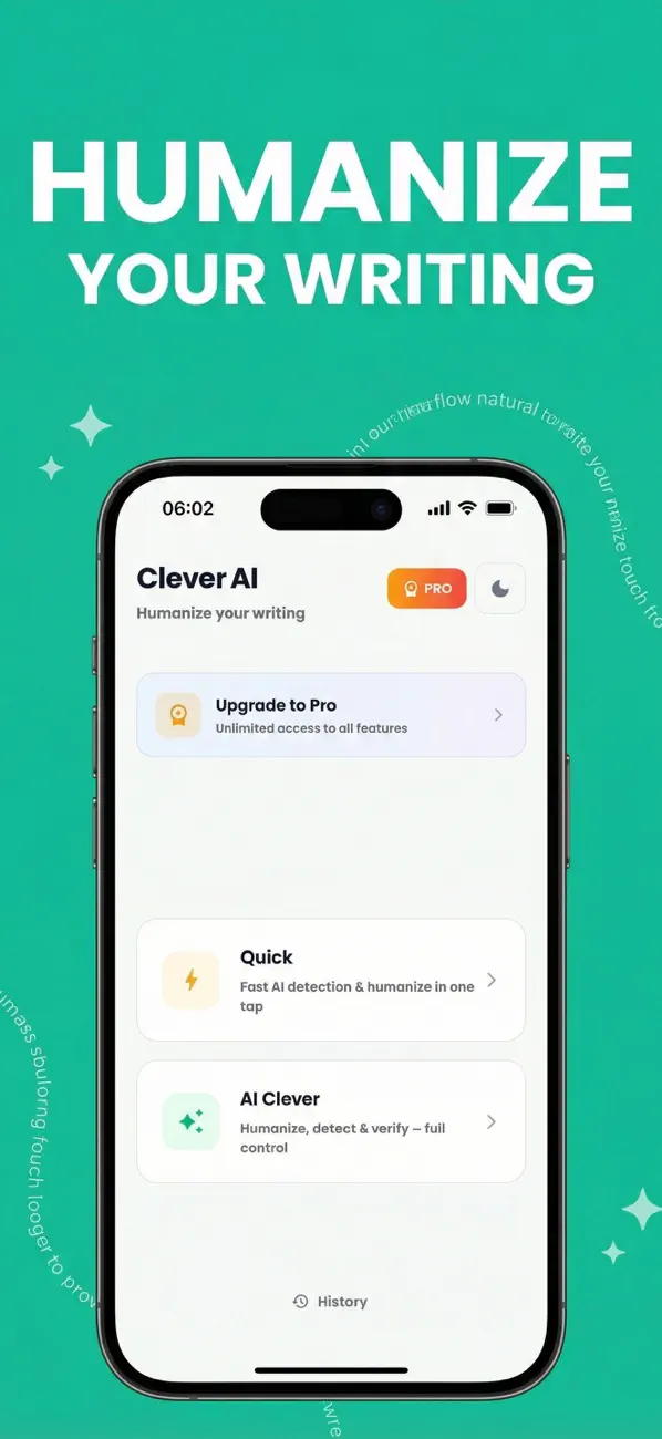 Screenshot #2 pour Clever AI – Humanize & Detect