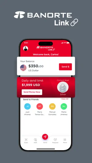 Banorte Link Money Transfer screenshot 1