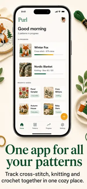 Purl: Pattern Tracker screenshot 1