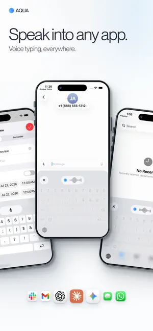 Aqua Voice: AI Dictation screenshot 1