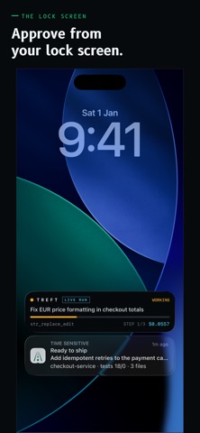 Treft iPhone screenshot