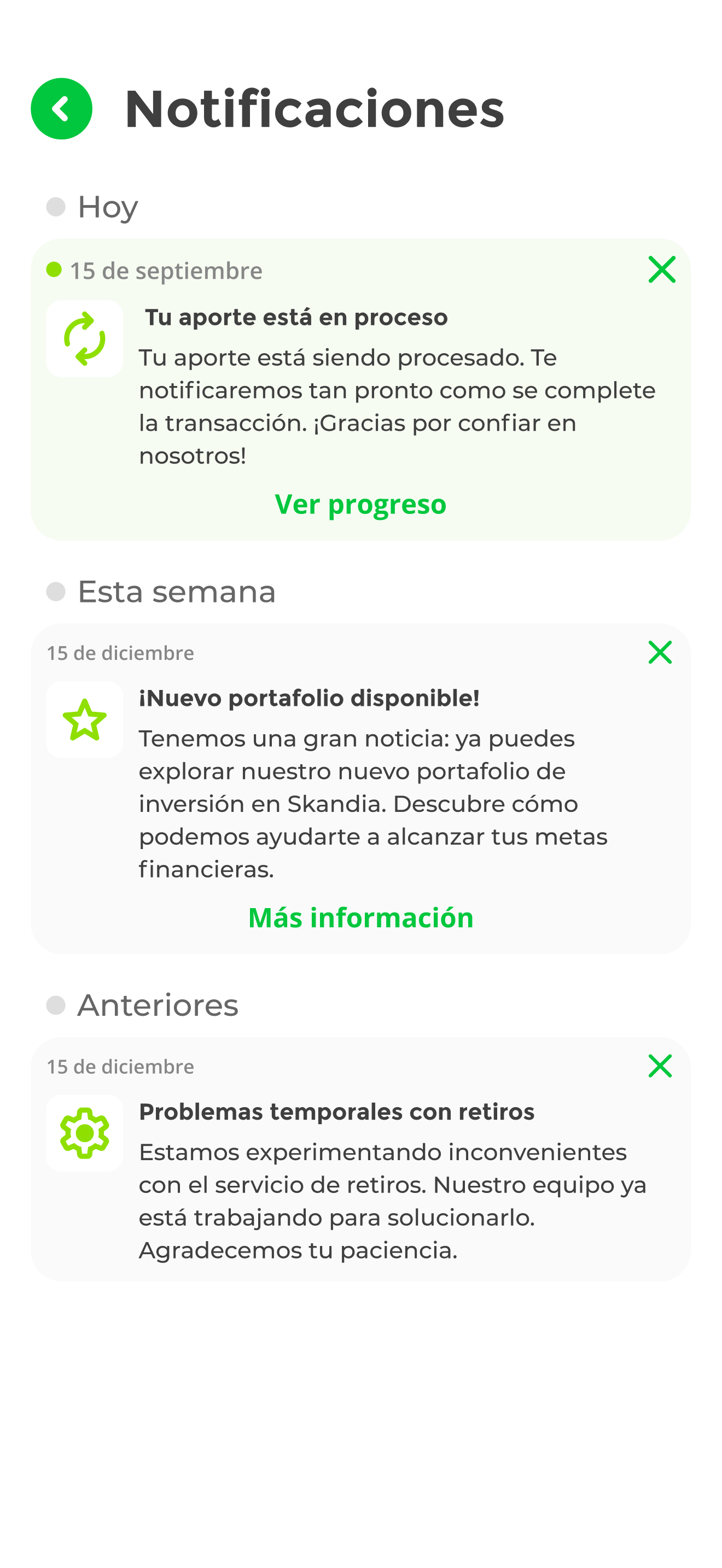 Skandia Colombia APP