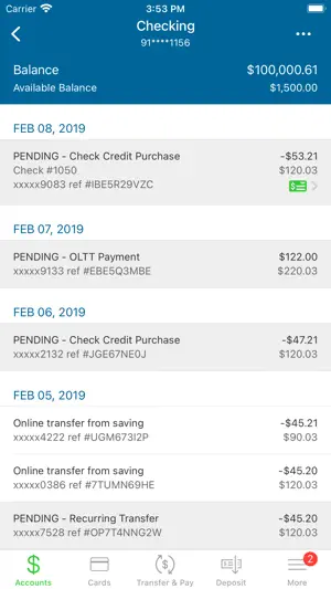 Solvay Bank screenshot 4