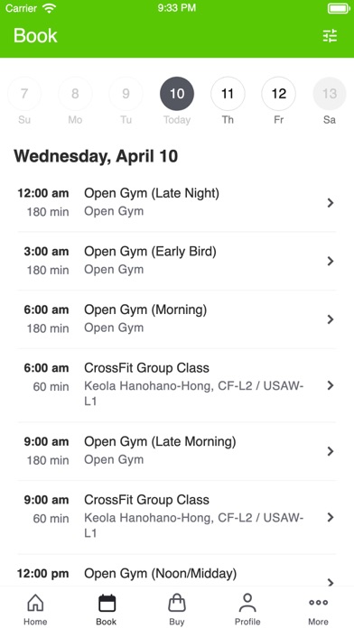 CrossFit Oahu Screenshot