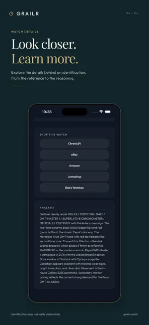 Grailr - Watch Scanner screenshot 4