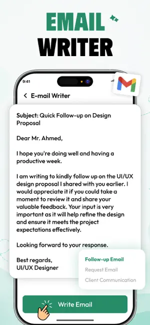 Writing App-AI Essay & Letter screenshot 4