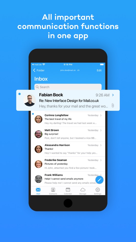 #3. mail.co.uk Mail (iOS) โดย: mail.de GmbH
