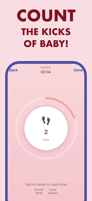 Compteur Coups Bébé: Grossesse screenshot 1 of 5