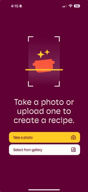 Photo2Recipe screenshot 1