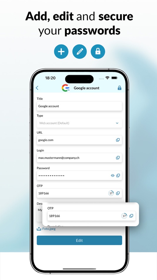 #5. PassSecurium™ Password Manager (iOS) 由: ALPEIN Software SWISS AG