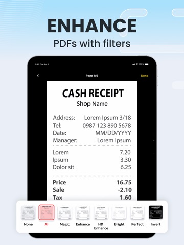 Image to PDF Converter & Edit iPad screenshot 8