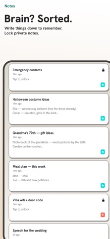 Cria Planner: Shared Planner iPhone screenshot