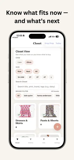 Layette Out: Kids Closet App screenshot 2