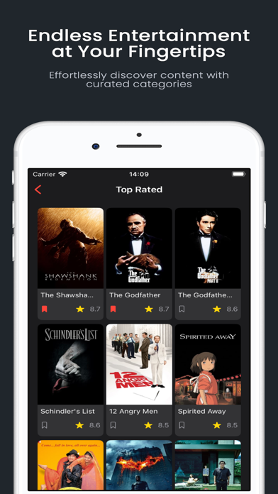 Showzy - Movies & Tv Shows Screenshot