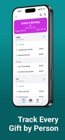 Gift List: Budget Tracker screenshot