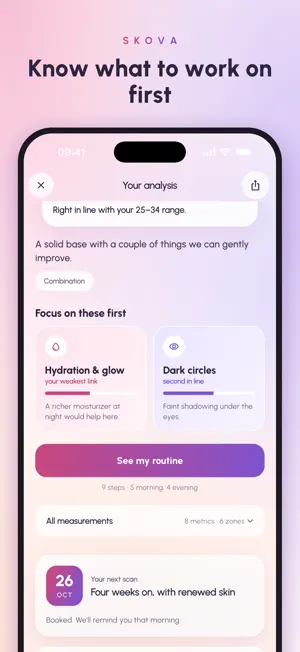 Skova: AI Skin Analysis screenshot 3