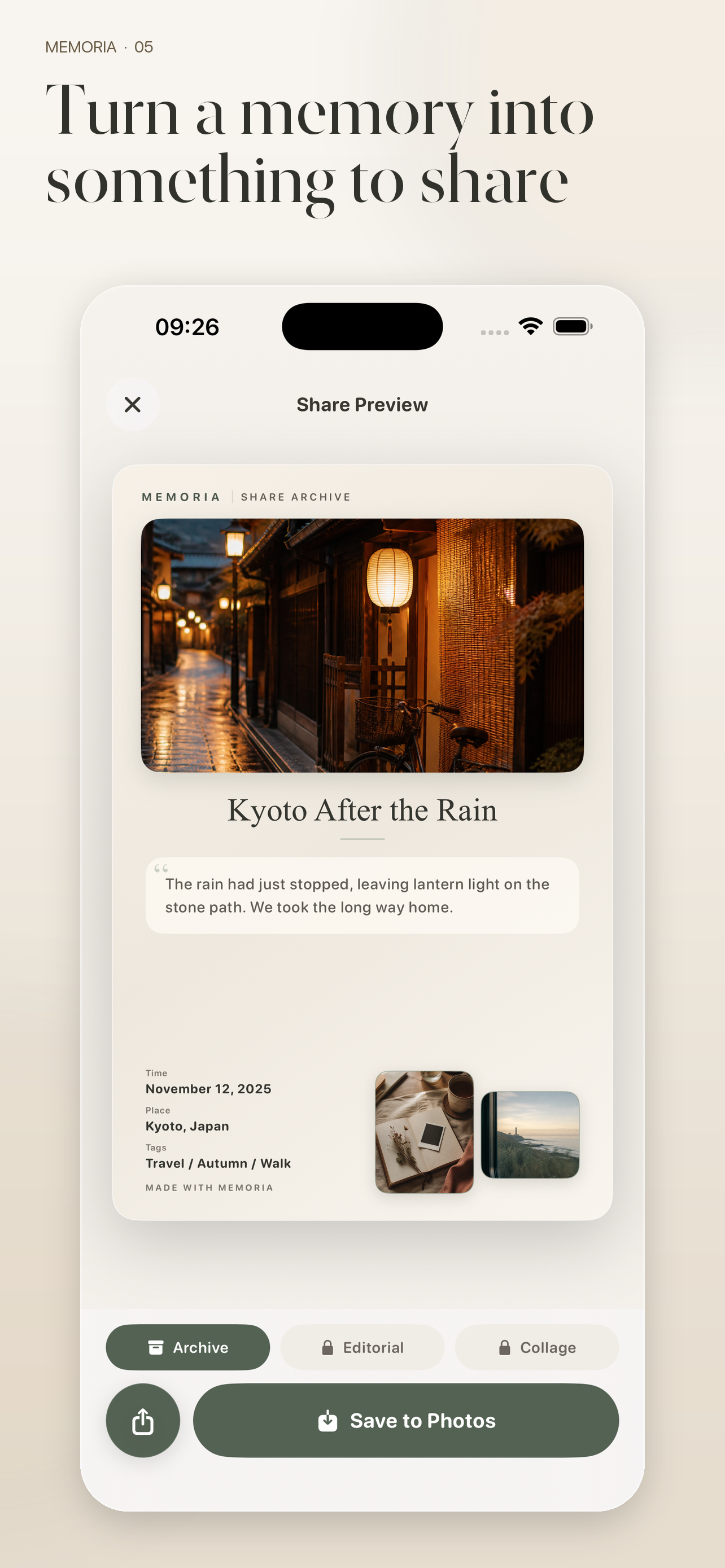 Memoria - Retain the moments screenshot 5