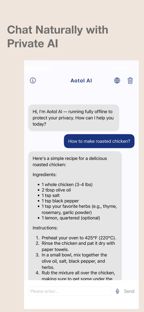 Aotol AI -Private On-Device AI screenshot 2