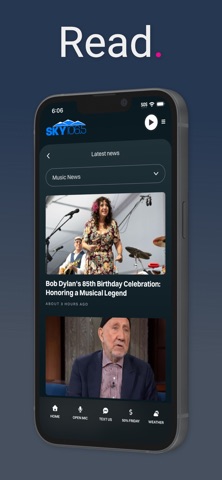 Sky 106.5 iPhone screenshot
