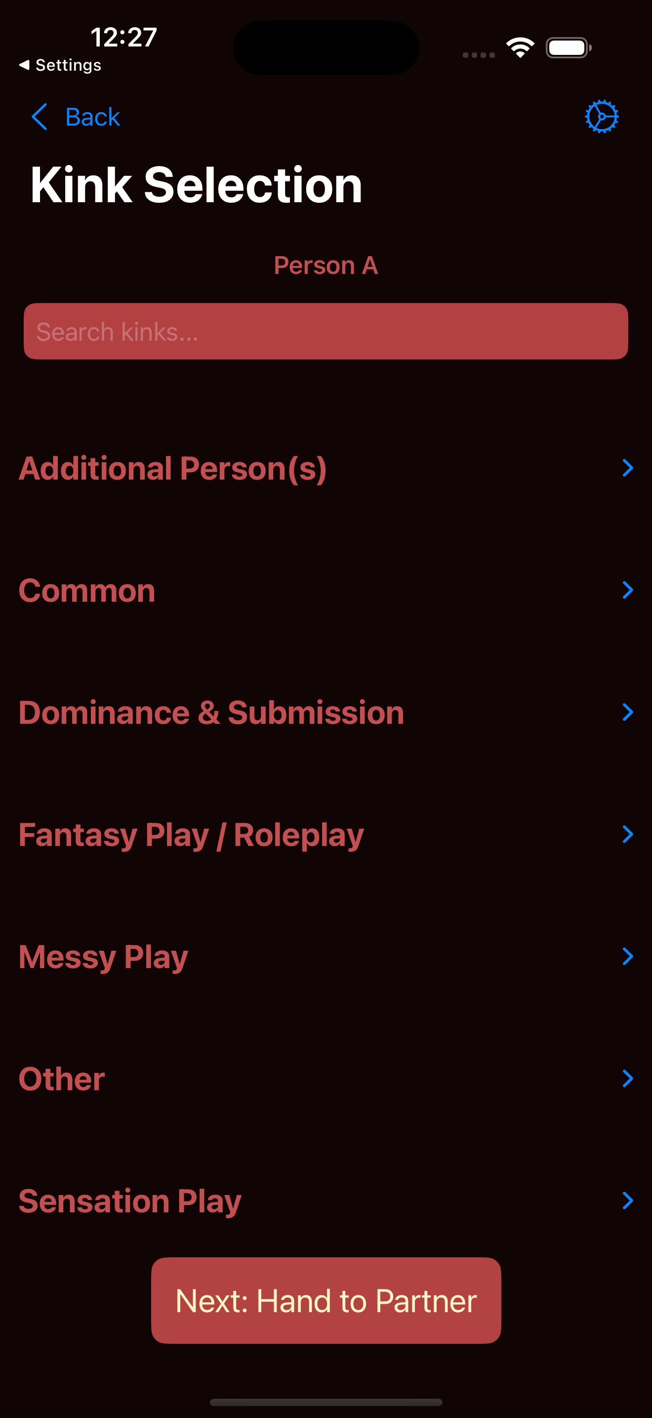 KinkMatch screenshot 2