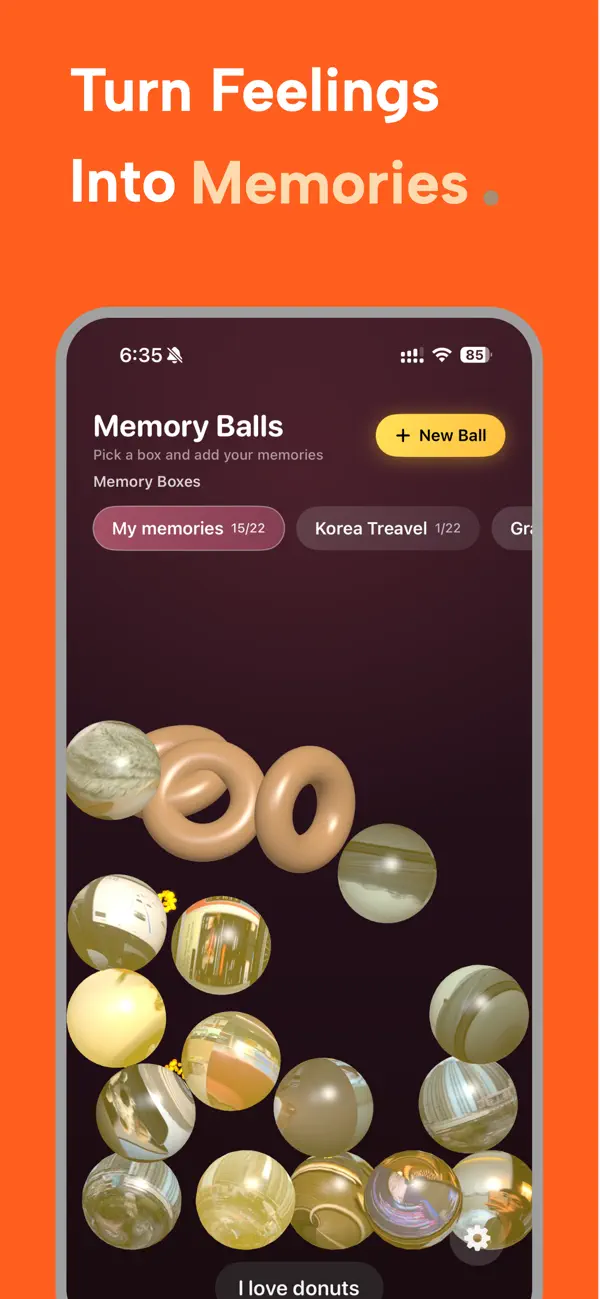 Screenshot #1 pour MemoryBalls Pro