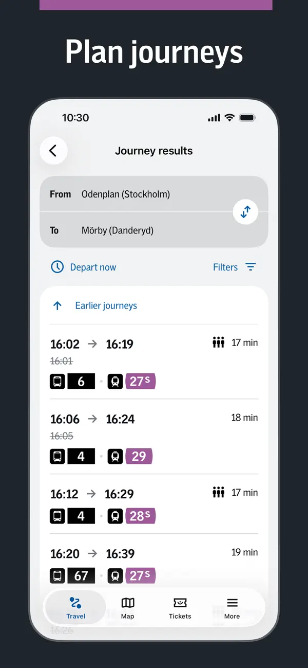 Screenshot #3 pour SL-Journey planner and tickets