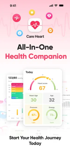 Care Heart: Heart Rate Monitor screenshot 1