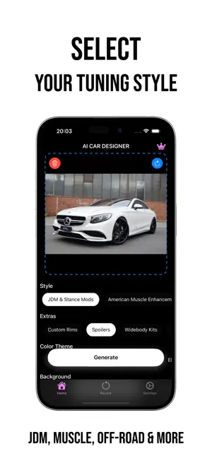 AI Car Designer - AutoMod screenshot 2