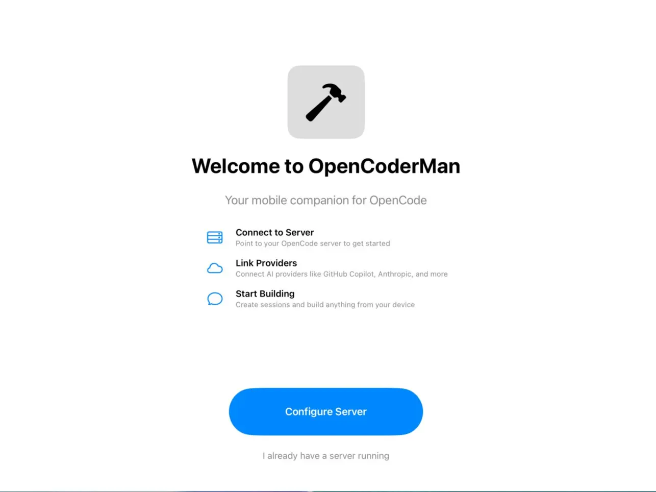 #1. OpenCoderMan (iOS) Által: Michael Frey