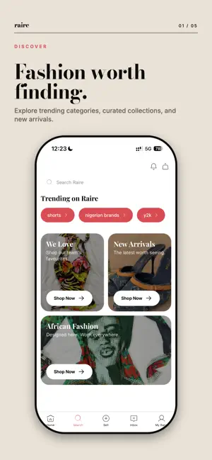 Raire - Buy & Sell Fashion screenshot 1