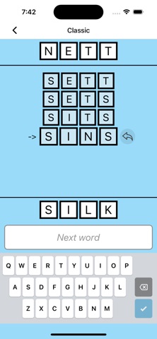 Word Ladder Puzzle Screenshot 1 of 6