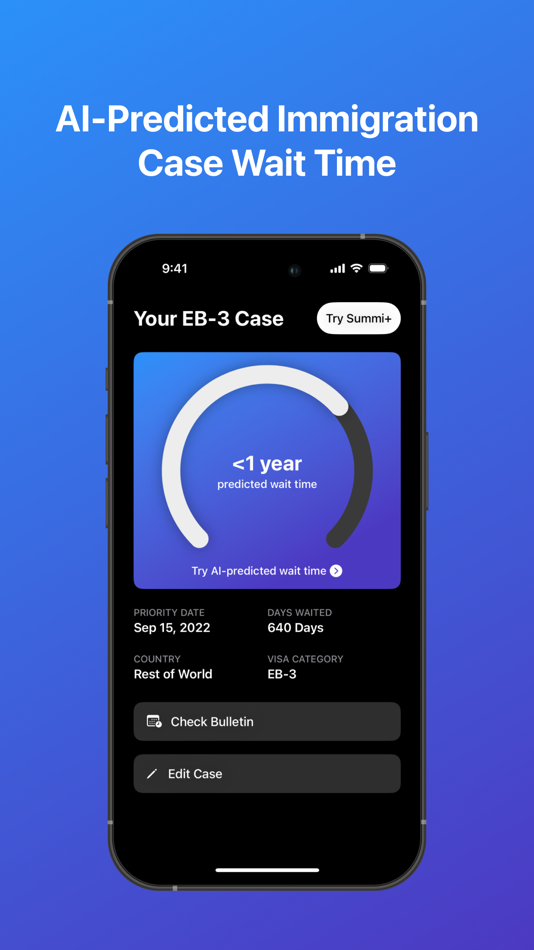 #1. Summi: USCIS Case Tracker (iOS) Bởi: 敏 周