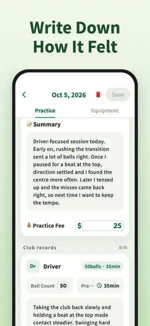 AI Golf Coach & Golf Tracker screenshot 1