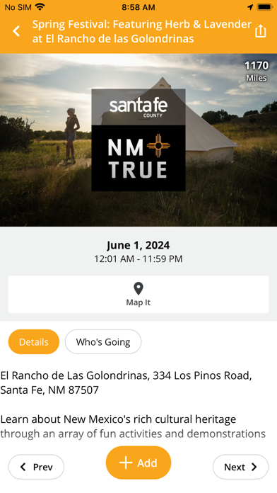 Santa Fe NM True iPhone screenshot 7 - Travel app